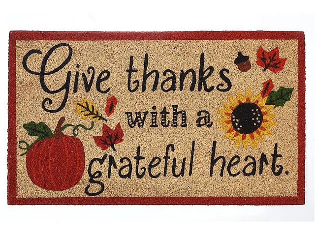 COIR DOOR MAT (THREE LEMONS)