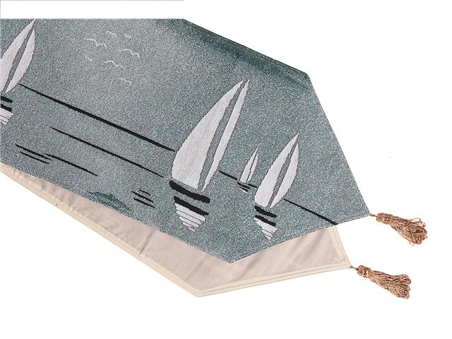 TAPESTRY TABLE RUNNER (SAILBOAT) (54")
