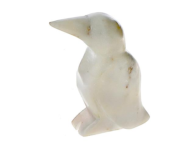 MARBLE PENGUIN DÉCOR (WHITE)