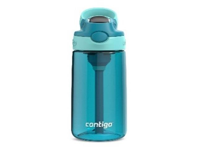 Contigo 14oz Aubrey Kids Spill-Proof Bottle -Juniper Jade Vine P