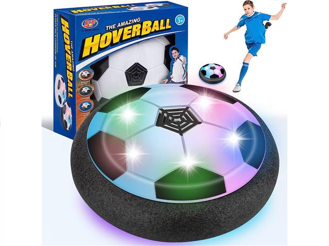 JoyX Air Hover Soccer Balls Toys For Kids, Indoor Games Activities With LED  Lights And Foam Bumpers, Christmas Birthday Party Gifts Toys For Boys, Indoor  Soccer Year Olds