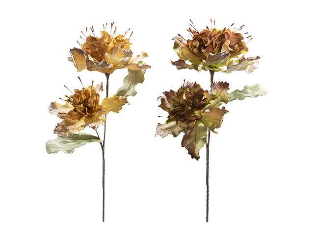 ARTIFICIAL WAVY FLORAL SPRAY (ASSTD)