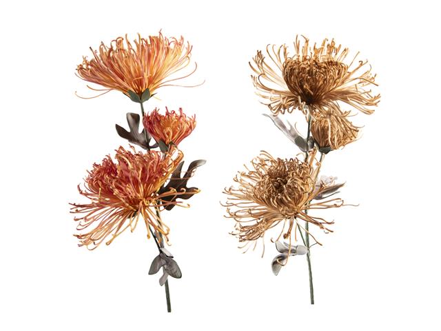 ARTIFICIAL MUMS SPRAY (ASSTD)