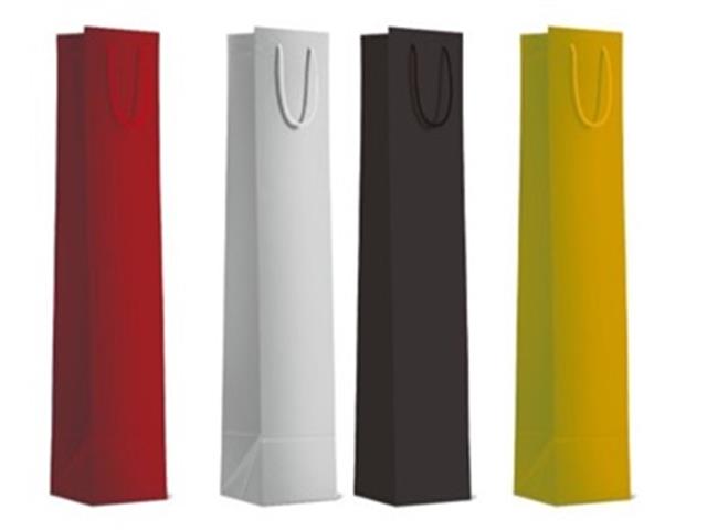 WINE GIFT BAGS (SOLID COL) (ASSTD)
