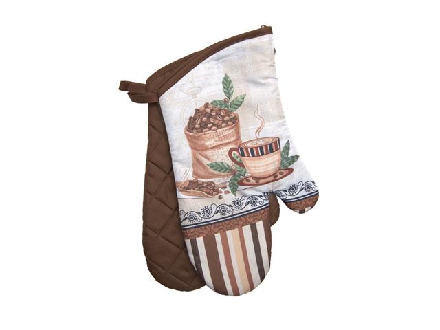 OVEN MITTS (2 PCS) (COFFEE BEANS)