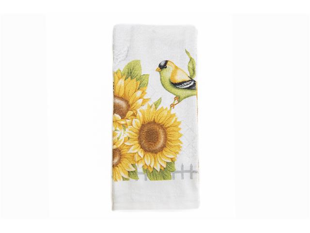 HAND TOWEL (FINCH ON SUNFLOWER)