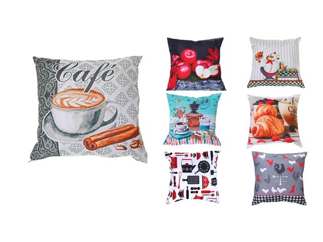 POLYESTER DIGITAL PRINT CUSHION (ASSTD) (18 X 18)