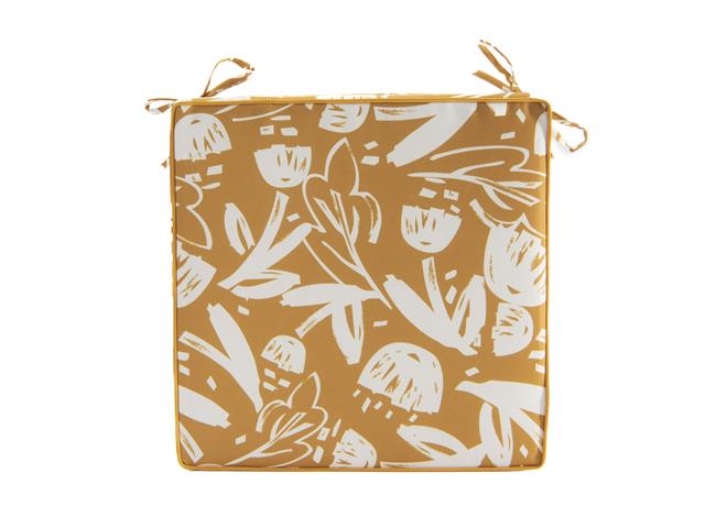 OUTDOOR CHAIR PAD (CHARM GOLDEN YELLOW)