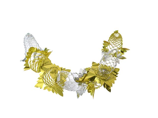 PULL OUT FOIL GARLAND (GOLD+SILVER)