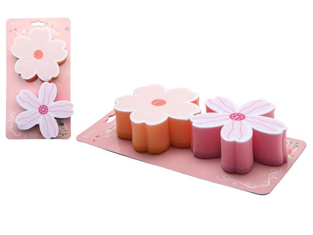 2PC KITCHEN SPONGE (FLOWER)