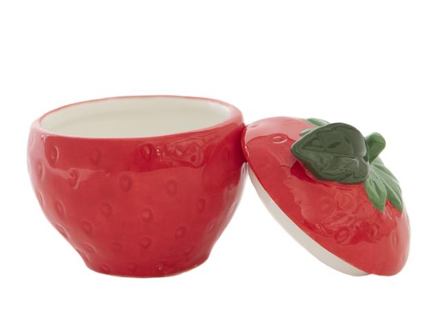 DOLOMITE STRAWBERRY TRINKET BOX