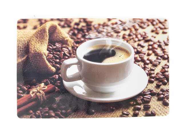PLASTIC PLACEMAT (FRESH CUP OF COFFEE)