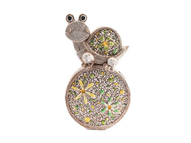 SOLAR POWER OUTDOOR GARDEN FIGURINE (TURTLE)