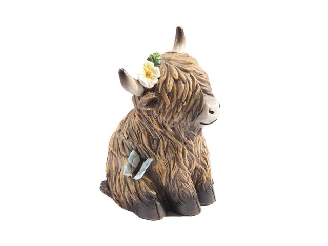 POLYRESIN FIGURINE (SITTING YAK)