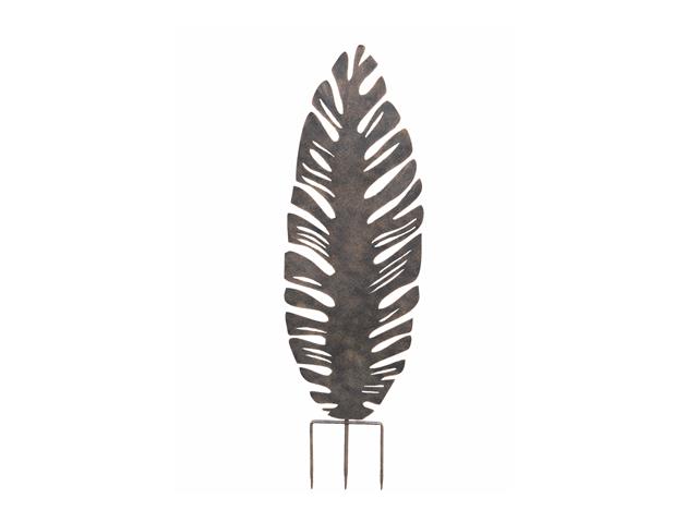 METAL LEAF GARDEN STAKE