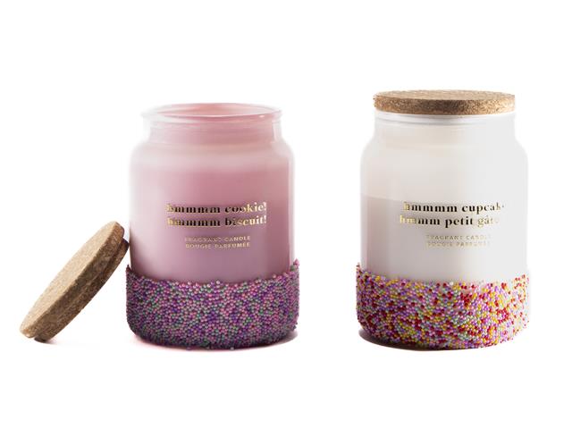 16oz GLASS JAR SCENTED CANDLE W/CORK LID (ASSTD)