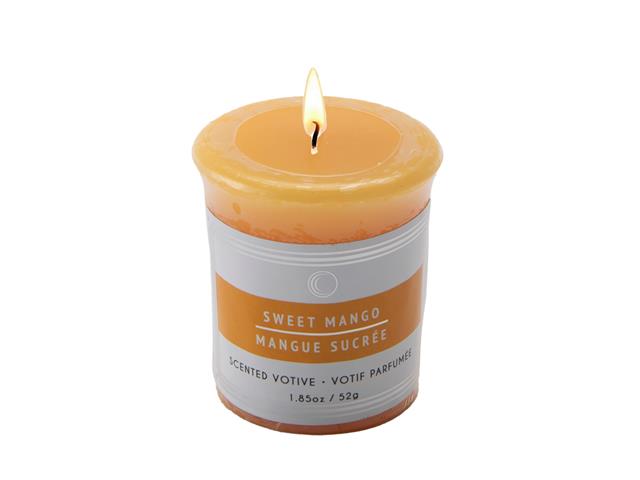 MUSHROOM VOTIVE (SWEET MANGO) (12/DISP)