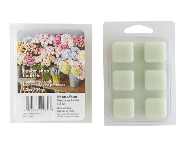 6PK SCENTED WAX MELTS (FLOWER SHOP)