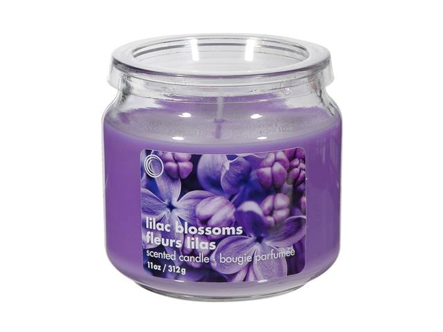 11 oz SCENTED JAR WITH PVC LID (LILAC BLOSSOMS) - IH Casadecor
