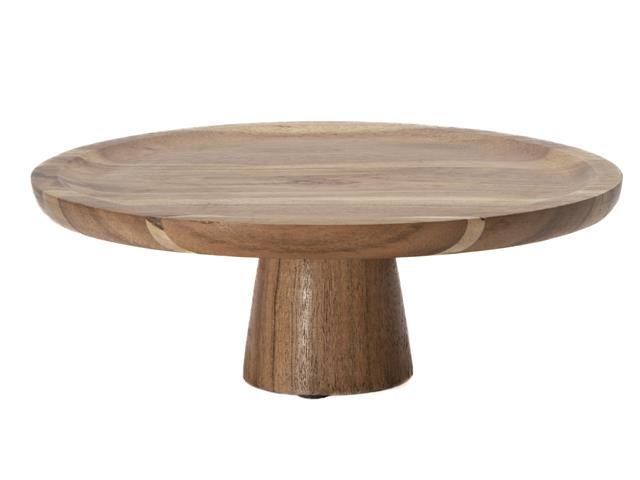 WOODEN CAKE STAND