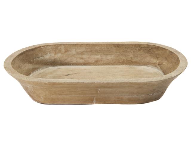 DANBURY WOODEN DOUGH BOWL
