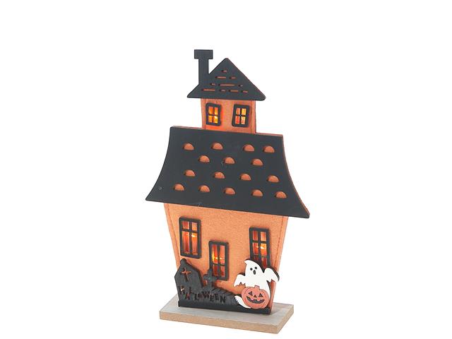 LED GHOST AND HAUNTED FELT HOUSE DÉCOR (LARGE)
