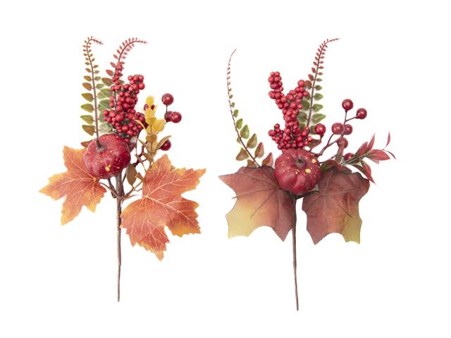 PUMPKIN AND AUTUMN FOLIAGE PICK (ASSTD)