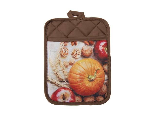 POT HOLDER WITH POCKET (PUMPKIN APPLE)