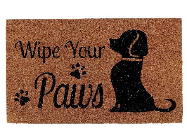 Dog paw wiping sale mats