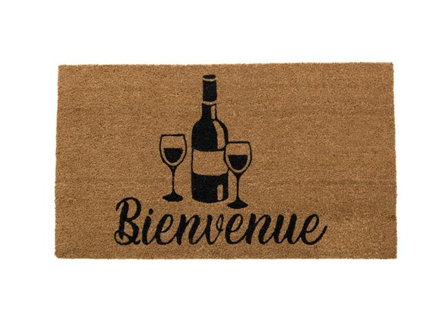 COIR DOOR MAT (BIENVENUE - WINE)