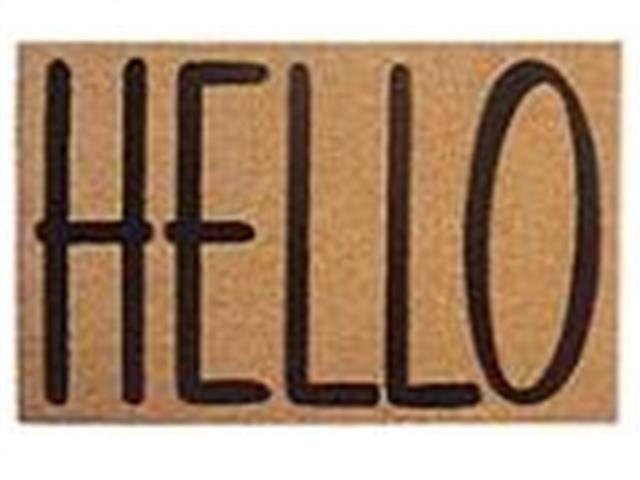 COIR DOOR MAT (HELLO)