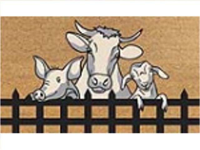 COIR DOOR MAT (FARM ANIMALS)
