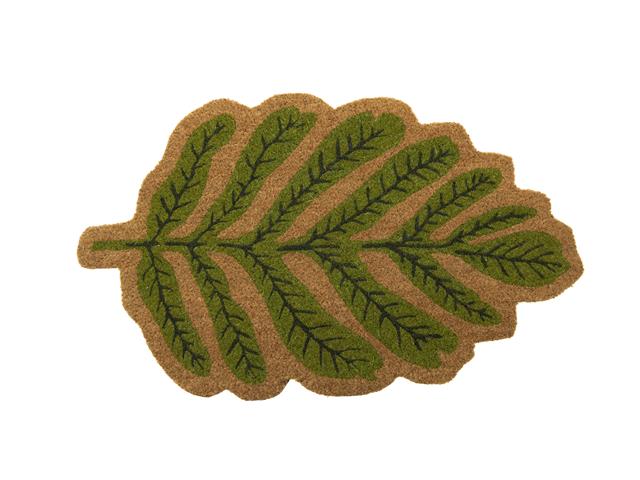 LEAF SHAPE COIR DOOR MAT