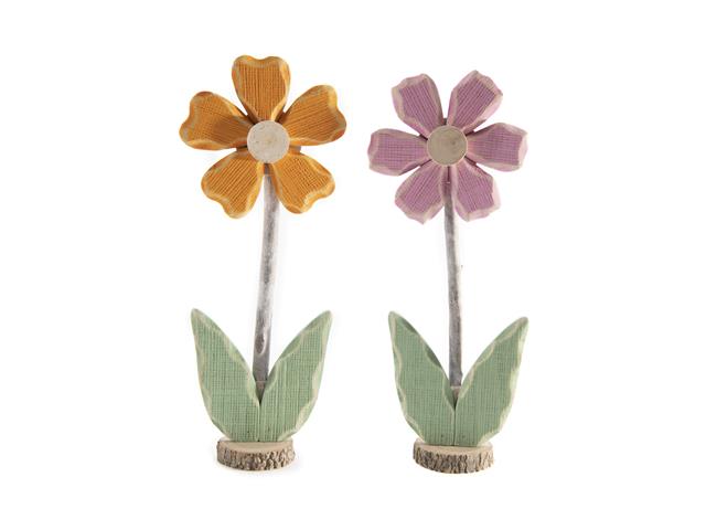 WOODEN FLOWER STAND DECOR (ASSTD)