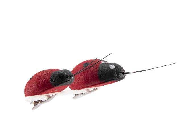 2PK LADYBUGS CLIPS