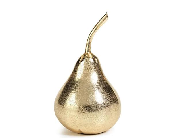 GOLDEN PEAR DECOR 9"