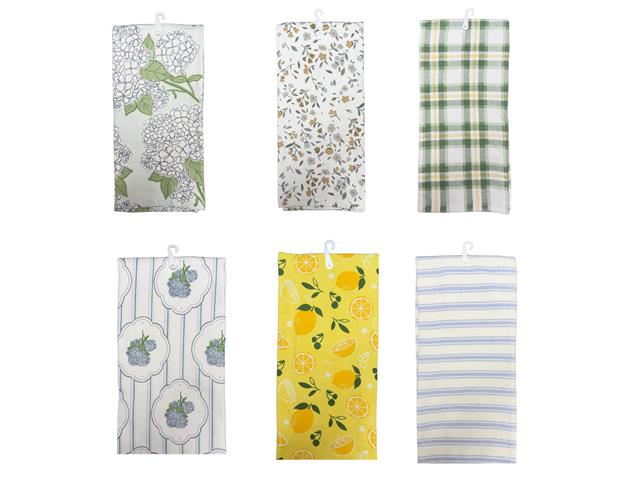 TERRY KITCHEN TOWELS (ONE-SIDE PRINT) (ASSTD)