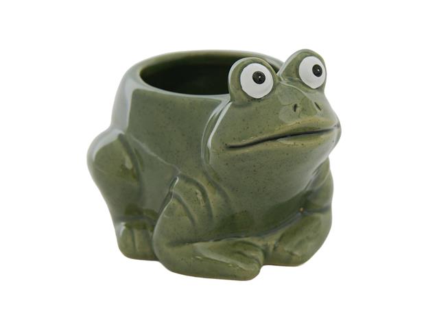 CERAMIC PLANTER (FROG)