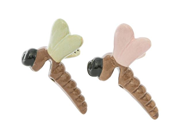 CERAMIC POT HANGER DÉCOR (DRAGONFLY) (ASSTD)