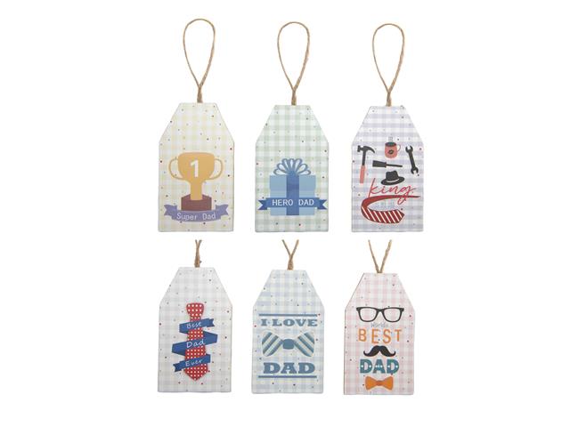 MDF TAG HANGERS FOR DAD (ASSTD)
