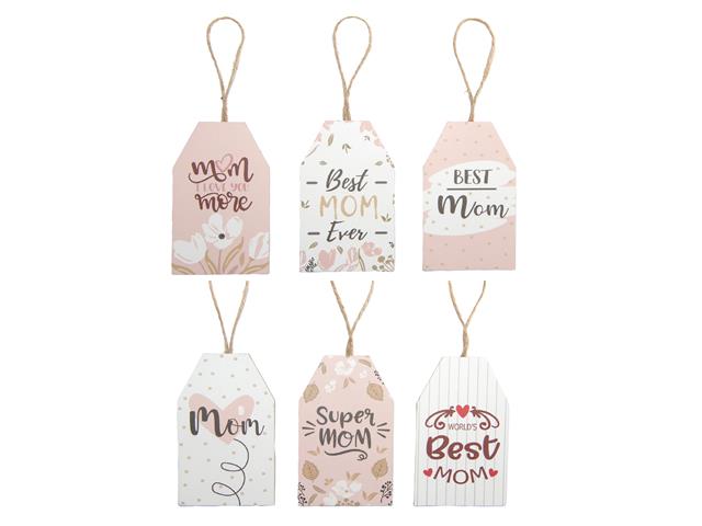 MDF TAG HANGERS FOR MOM (ASSTD)