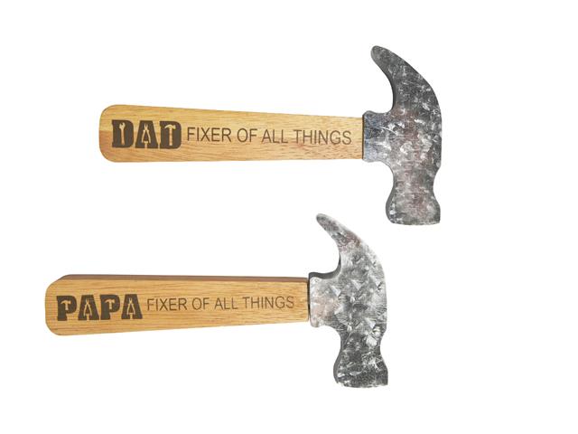 MDF HAMMER DECOR (DAD/PAPA FIXER OF ALL THINGS) (ASSTD)