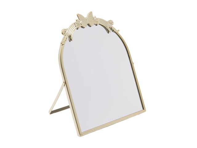 BUTTERFLY METAL ARCH TABLE MIRROR