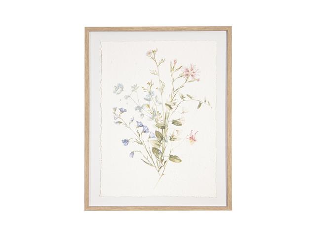 FRAMED PAPER ART (WILDFLOWERS)