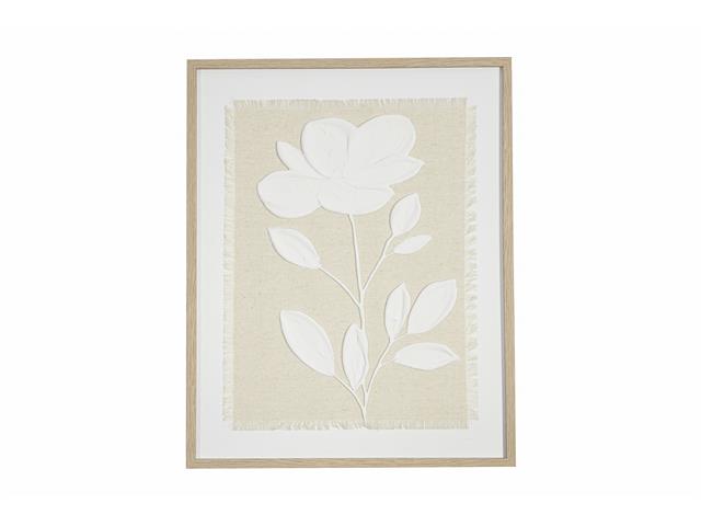 FRAMED HANDPAINTED WALL ART (FLORA)