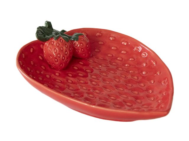 PORCELAIN STRAWBERRY PLATE