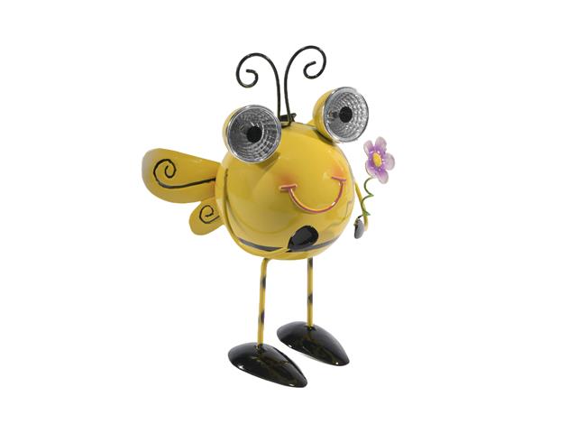 LED LIGHT METAL SOLAR POWER FIGURE (BEE)