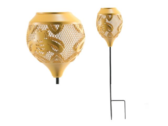 LED PATH LIGHT METAL SOLAR POWER STAKE (BEE)