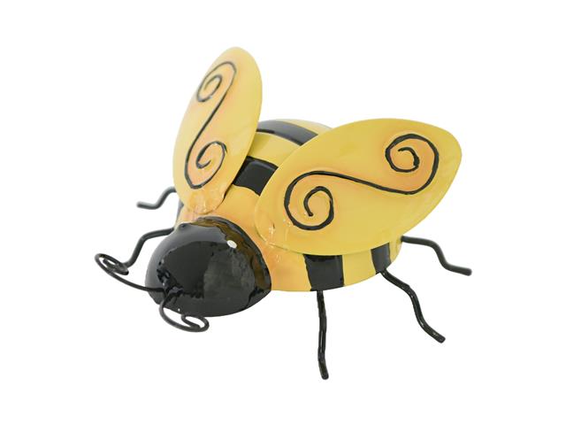 METAL GARDEN DÉCOR (BEE SCROLL WING)