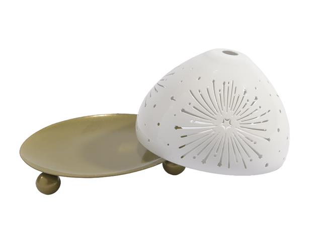 METAL CUTOUT CANDLE HOLDER (STARS)